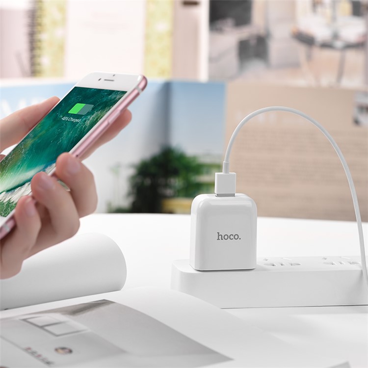 HOCO C49 Wall Charger Adapter for Samsung Huawei Sony (US Plug)-10