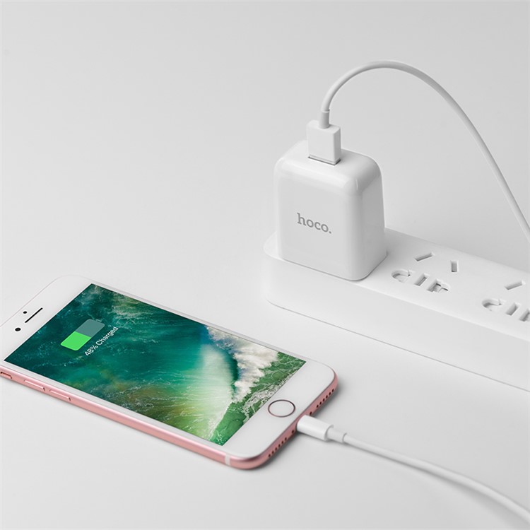 HOCO C49 Wall Charger Adapter for Samsung Huawei Sony (US Plug)-8