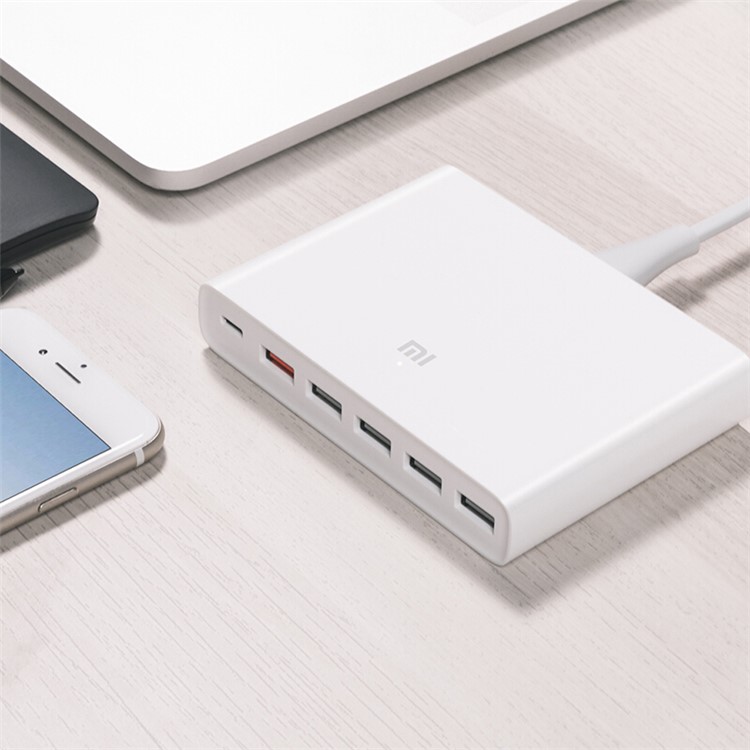 Xiaomi CDQ06ZM 5 x USB-A 1 x USB-C 60W QC3.0 Fast Charger - US Plug-2