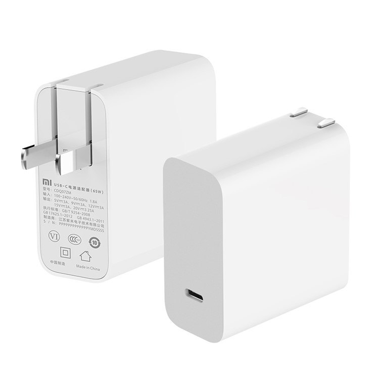 Xiaomi CDQ07ZM USB-C 65W Power Adapter - US Plug-1
