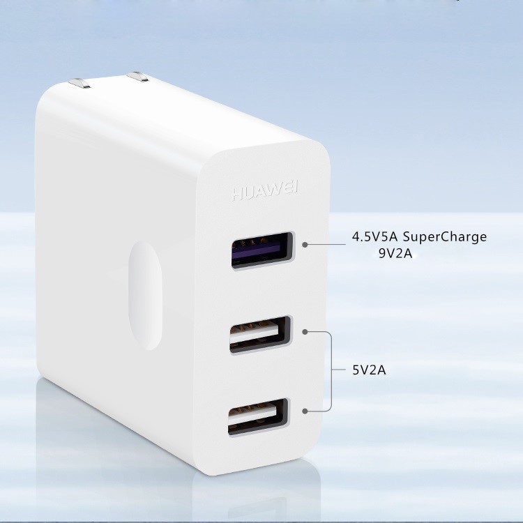HUAWEI AP58S SuperCharge 4.5V 5A 3 USB Ports Travel Wall Charger 100-240V - US Plug-3