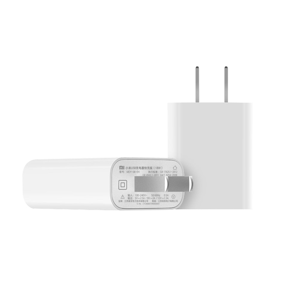 XIAOMI MDY-08-EH 18W Portable Single USB QC3.0 Wall Charger Adapter - US Plug-5