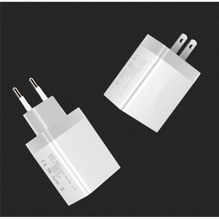 30W PD USB Charger Fast Charger Type C Power Adapter Charger for iPhone 8/8 Plus/X etc. - EU Plug-3