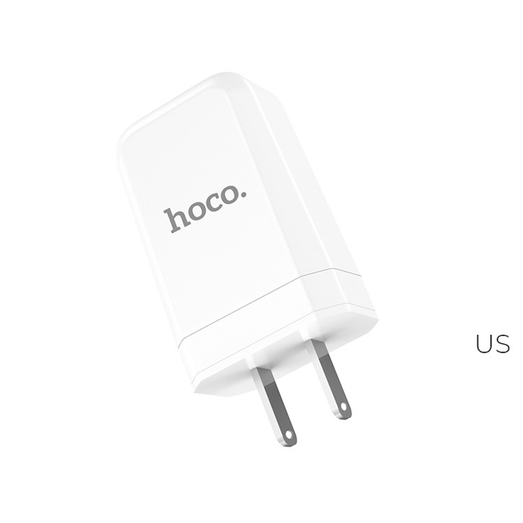 HOCO C45 Cool Rotary Wall Charger US / EU / UK Plug Charging Adapter-2