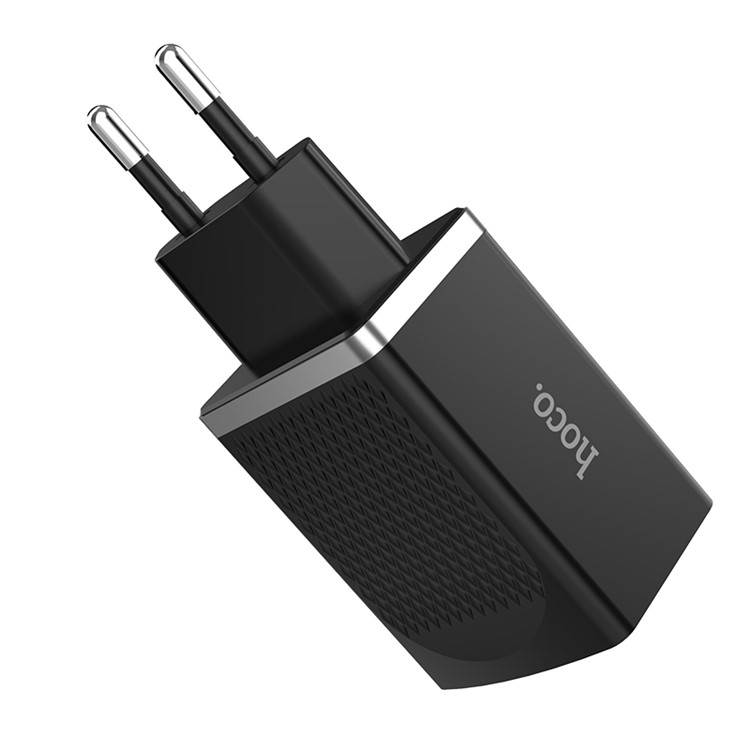 HOCO C42A Vast Power QC3.0 Single Port Wall Charger for Xiaomi iPhone Samsung etc Smartphones and Tablets - EU Plug/Black-3