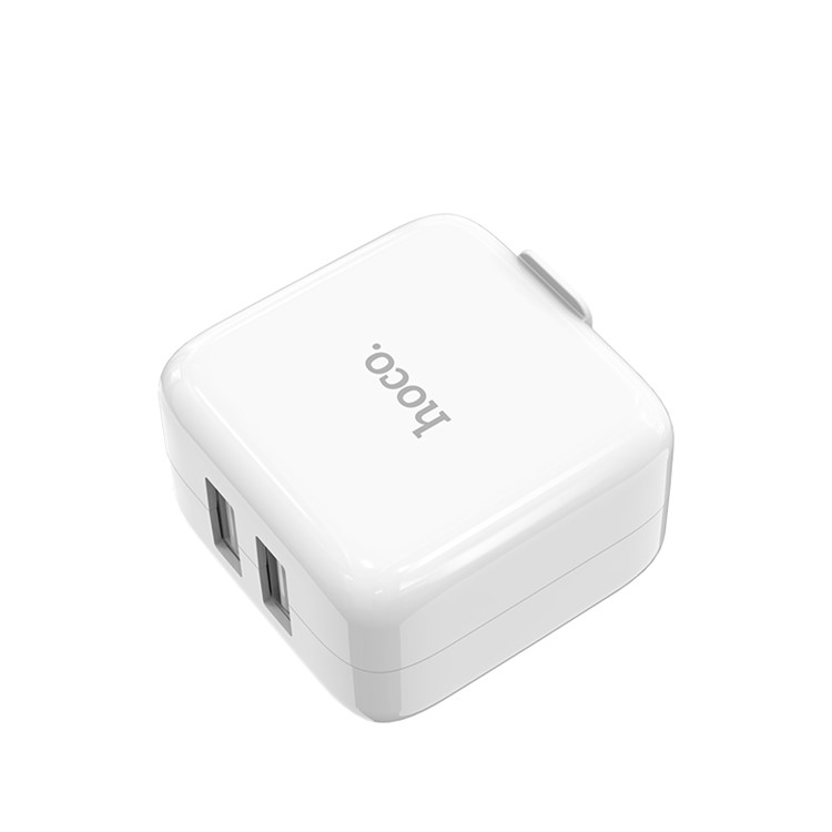 HOCO C54 Bravery Dual USB Port Charger Adapter 5V/2.1A - CN Standard Plug-4