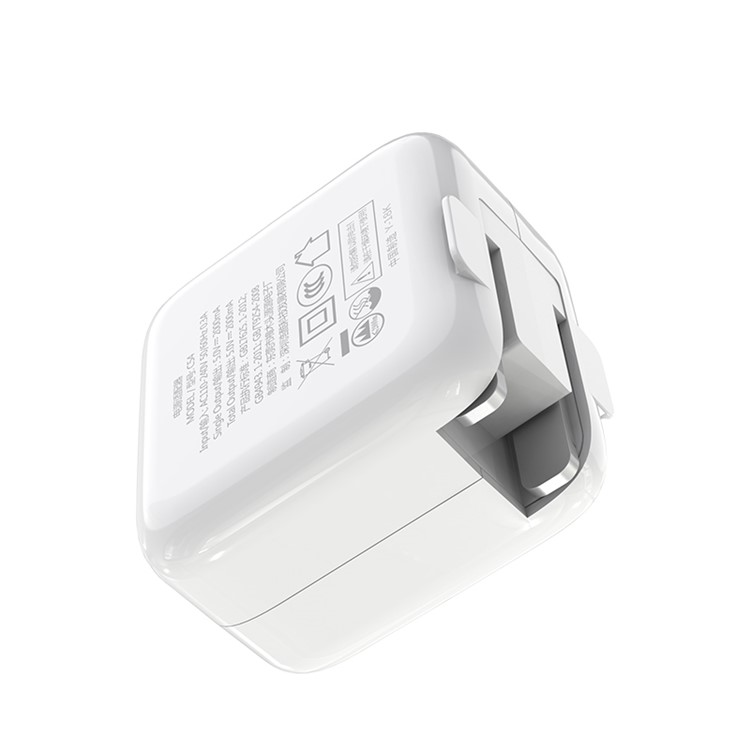 HOCO C54 Bravery Dual USB Port Charger Adapter 5V/2.1A - CN Standard Plug-5
