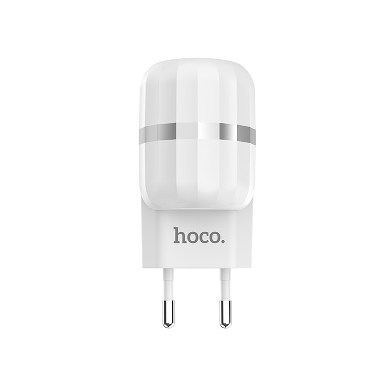 HOCO C41A Wisdom Double Ports USB Wall Charger for Smart Phone Tablet, etc- EU Plug-3