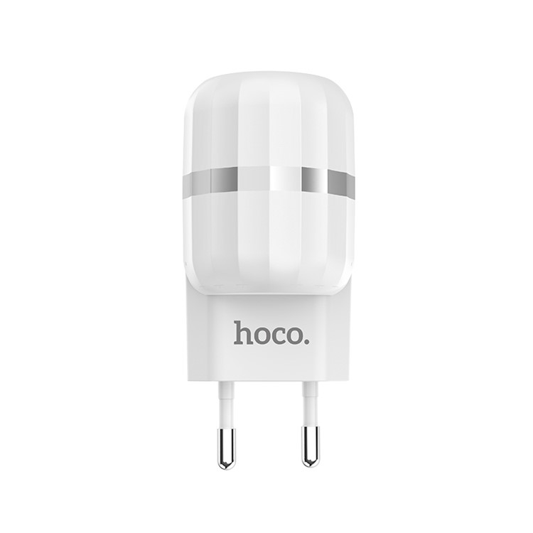 HOCO C41A Double Ports USB Wall Charger + Type-C Charging Cord Set - EU Plug-3