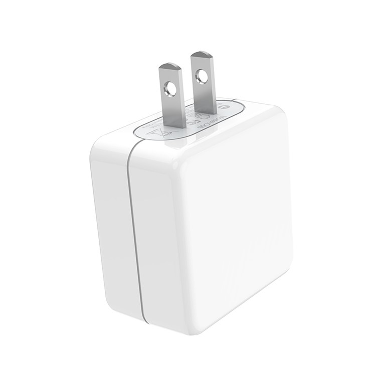 HOCO C66 Surpass Flash USB Wall Charger - US Plug-5