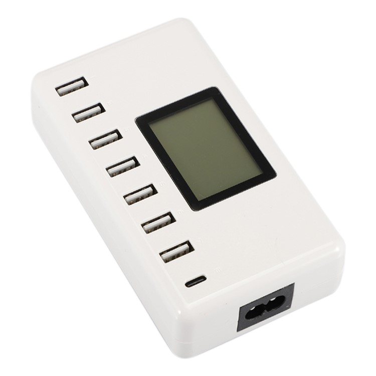 i10 40W 8-Port Multi-function Charging Station with LED Display - US Plug-2