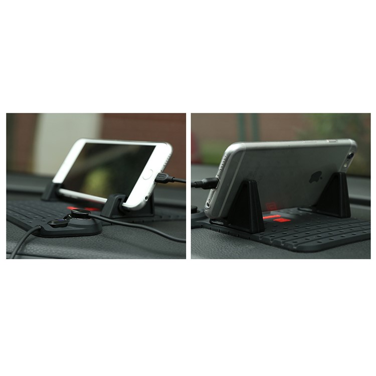 REMAX Car Mount Charging Stand for iPhone Samsung etc Smartphones - Black-11