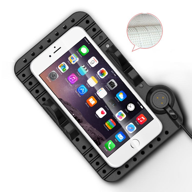 REMAX Car Mount Charging Stand for iPhone Samsung etc Smartphones - Black-7