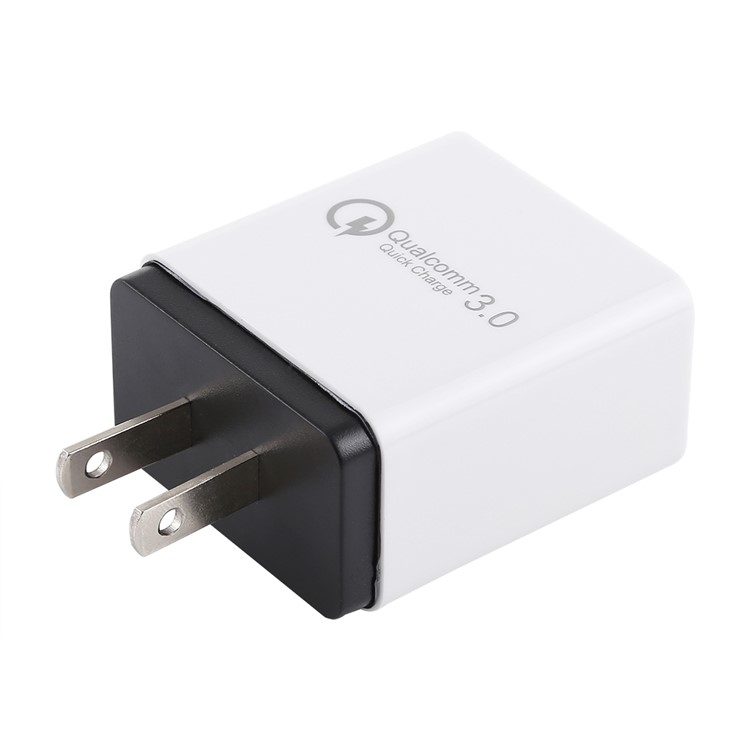 AR-QC-03 2.1A Fast Charger Travel USB Wall Charger Adapter with 3 Ports - Black, US Plug-2