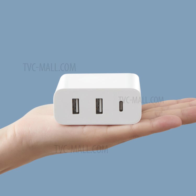 XIAOMI AD653 65W QC USB Type-C Wall Charger Adapter with 2 USB CN Standard Plug (2A1C)-5