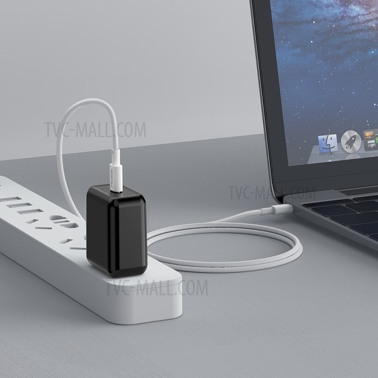 MCDODO MDD TC-061 Type-C Port PD 18W Quick Charge Travel Charger - Black/US Plug-5