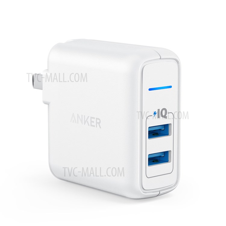 ANKER A2023 PowerPort Elite 2 24W Dual-Port Wall Charger Phone Charger Adapter CN Plug