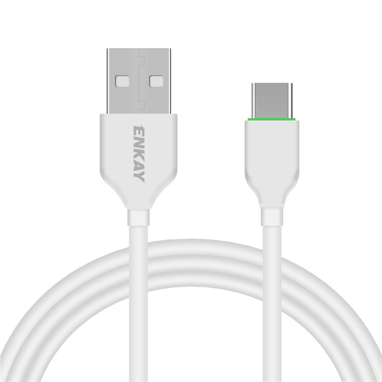 Hat-Prince ENKAY 18W 3A USB3.0+Type-C Dual Ports Power Adapter with 1m Type-C Charging Cable - EU Plug-2