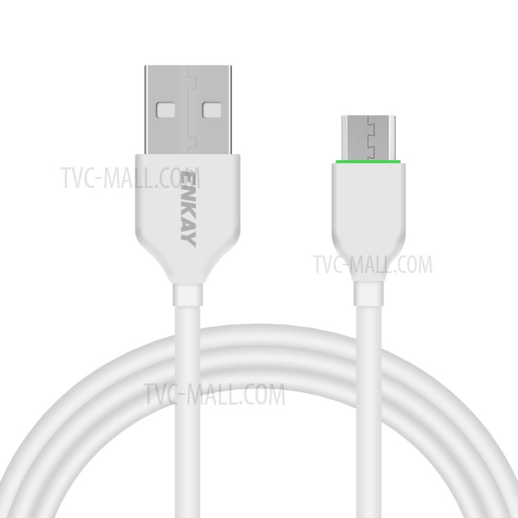 Hat-Prince ENKAY Dual USB2.0 Ports Wall Charger 10.5W 2.1A with 1m Charging Cable - EU Plug / Micro USB Cable-2