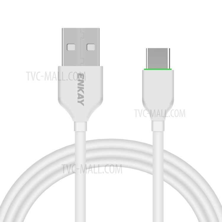 Hat-Prince ENKAY USB3.0 Ports Wall Charger 18W 3A with 1m Type-C 3A Charging Cable - US & CN Plug-2