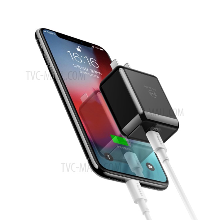 MCDODO CH-6911 MDD TC-061PQ PD+QC 18W Fast Charging Wall Charger CN Standard Plug Mobile Phone Travel Charge Adapter-3