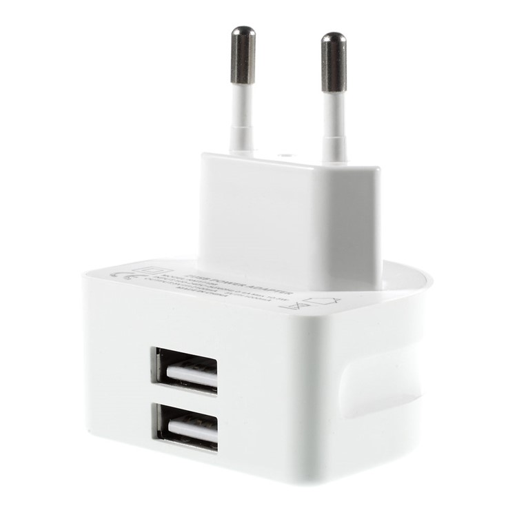 REMAX Moon Dual USB Ports 2.1A Wall Charger Adapter for iPhone iPad Samsung etc - EU Plug-2