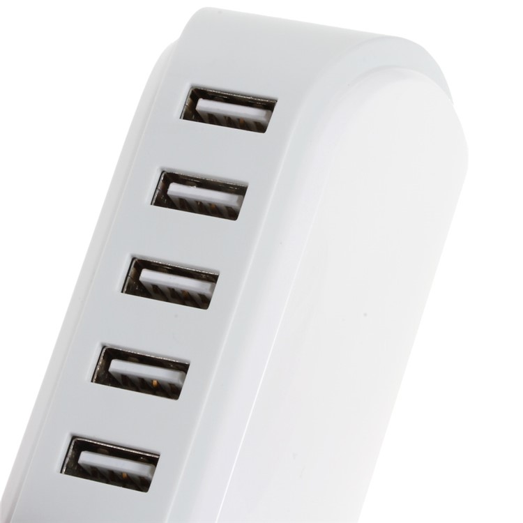 30W 6A 5-Port USB Charging Station for Smartphones Tablets - US Plug-7