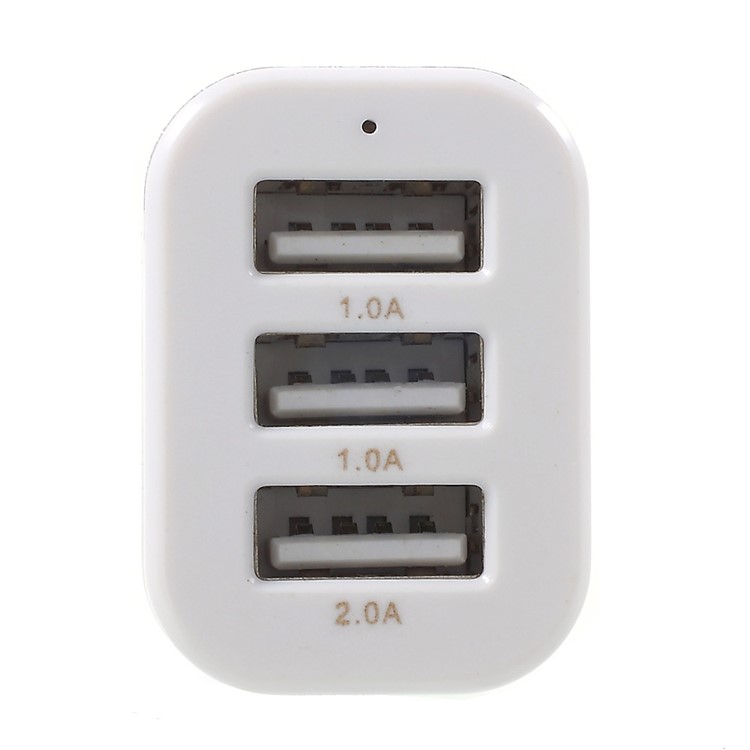 PINZUN 3.1A 3-Port USB Portable Car Charger for iPhone iPad Samsung HTC Sony Huawei LG - Silver Color-6