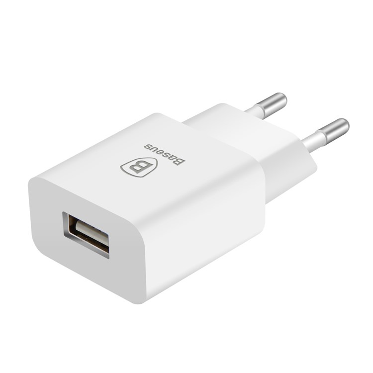BASEUS Letour 5V 2.1A Portable USB Travel Wall Charger Adapter - EU Plug-1