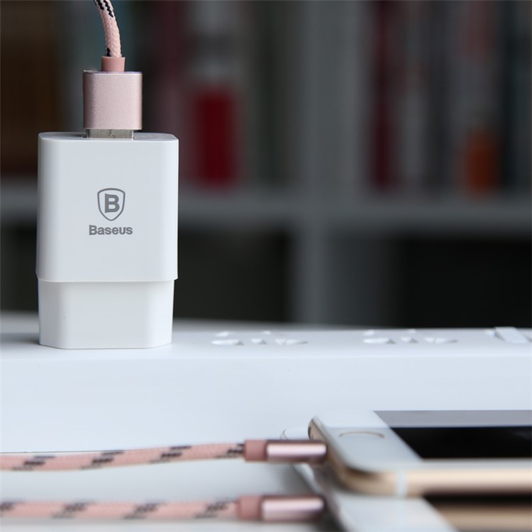BASEUS Letour 5V 2.1A Portable USB Travel Wall Charger Adapter - EU Plug-9