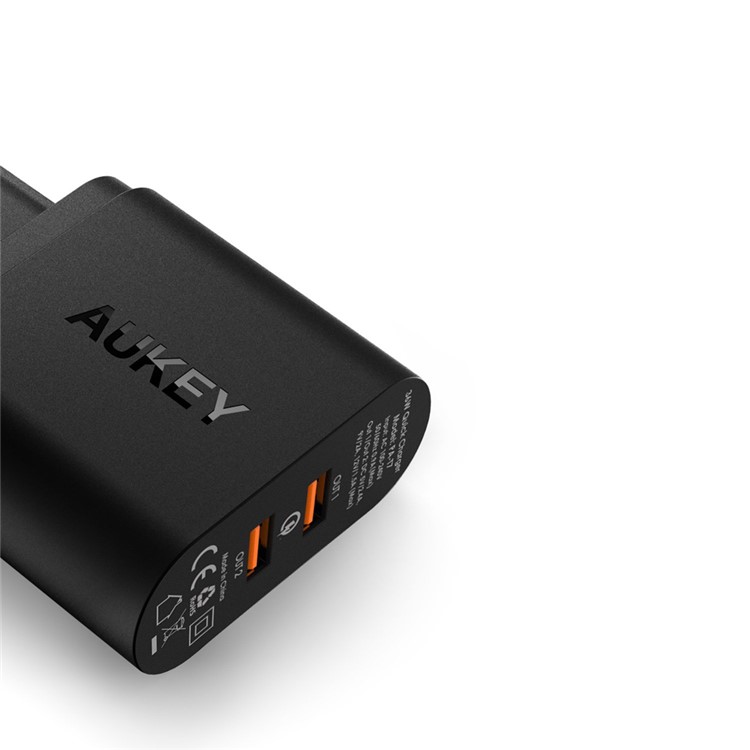 AUKEY 36W 2 Port Qualcomm Quick Charge 2.0 USB Wall Charger PA-T7 - EU Plug-3