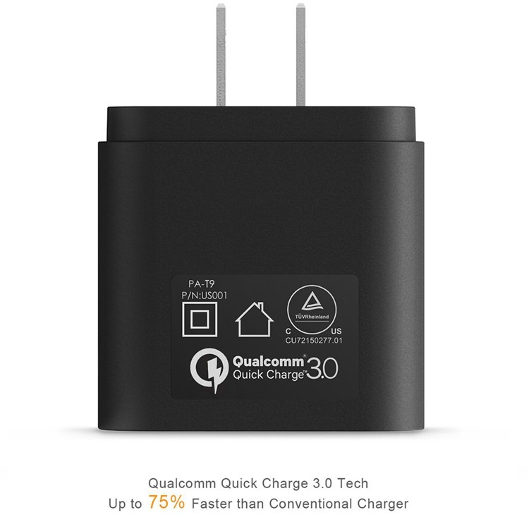 AUKEY PA-T9 18W USB Wall Charger Support Qualcomm Quick Charge 3.0 - US Plug-5