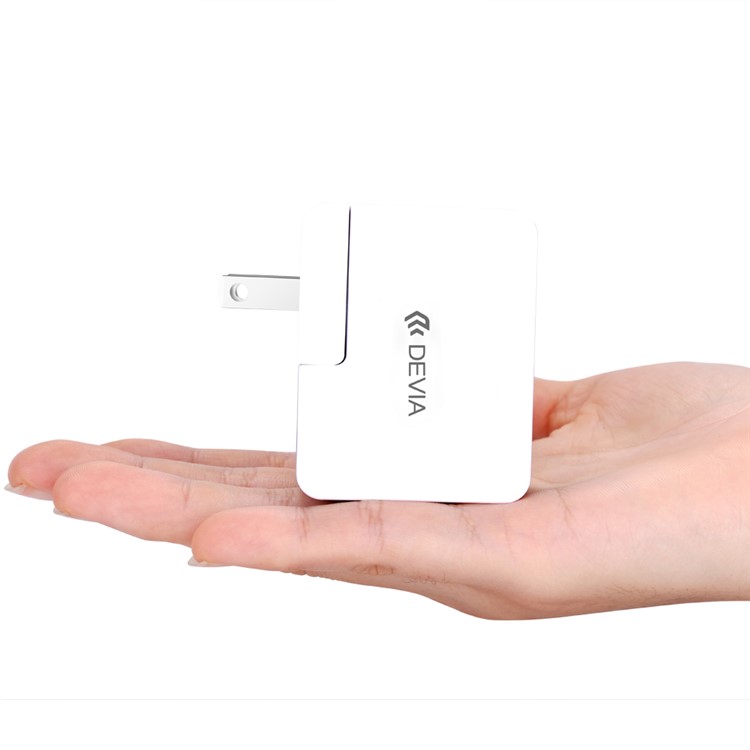 DEVIA Dual USB Wall Travel Charger with US/UK/EU/AU Plugs for Smartphone Tablet-13