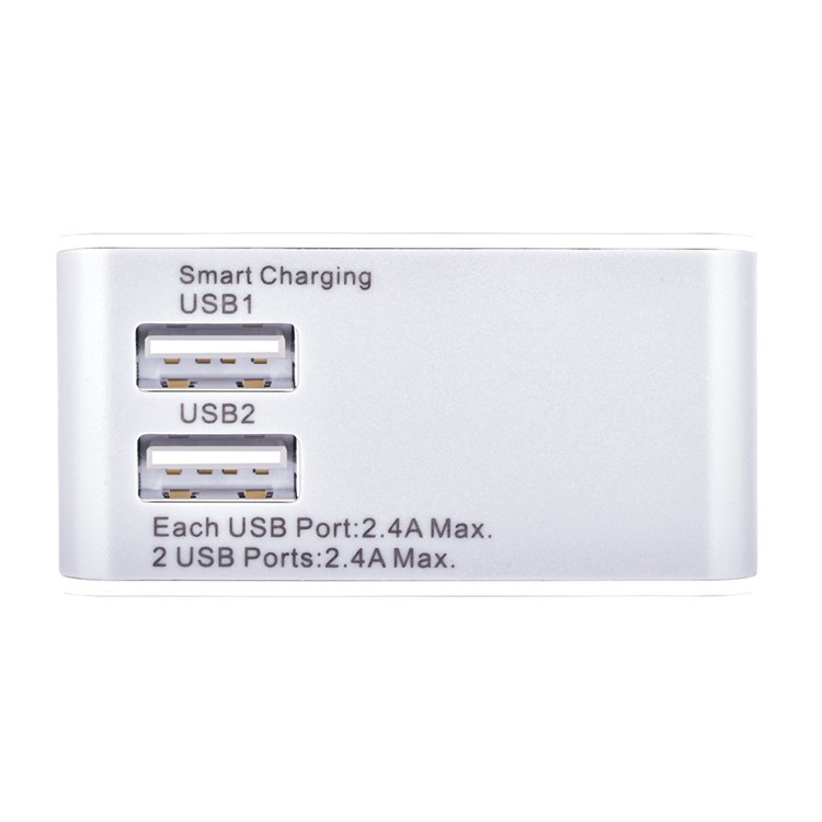 DEVIA Dual USB Wall Travel Charger with US/UK/EU/AU Plugs for Smartphone Tablet-2