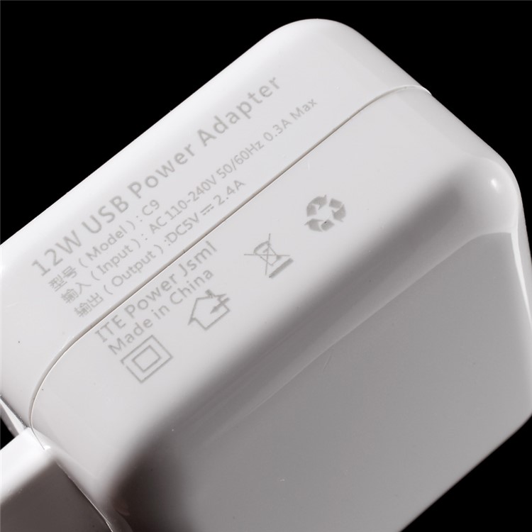 5V 2.4A Travel Adapter Wall Charger for iPhone Samsung Sony etc - EU Plug-3