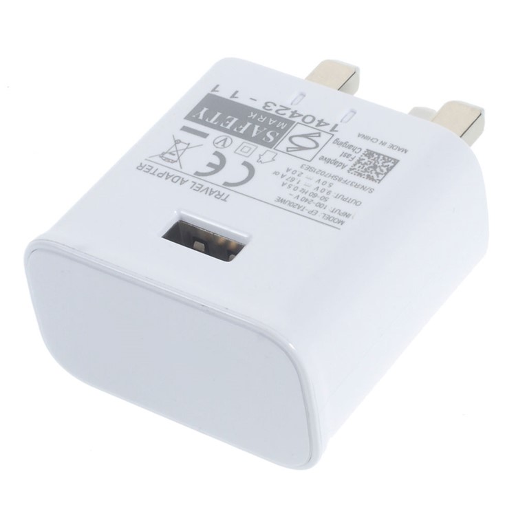 OEM 2A Fast Charging Travel Wall Charger Adapter for Samsung Galaxy Note 4 SM-N910 - UK Plug-2