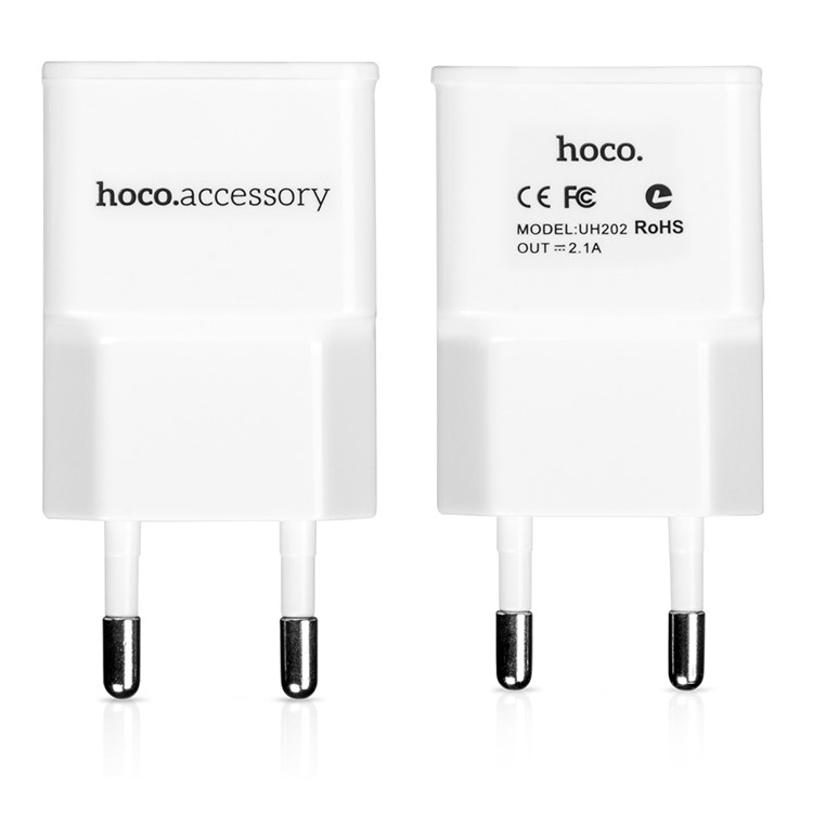 HOCO UH202 Dual USB Wall Charger Adapter EU Plug for iPhone iPad Samsung Sony-2