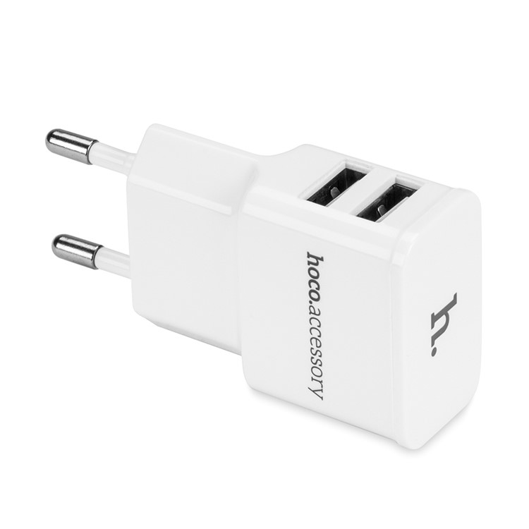 HOCO UH202 Dual USB Wall Charger Adapter EU Plug for iPhone iPad Samsung Sony-4