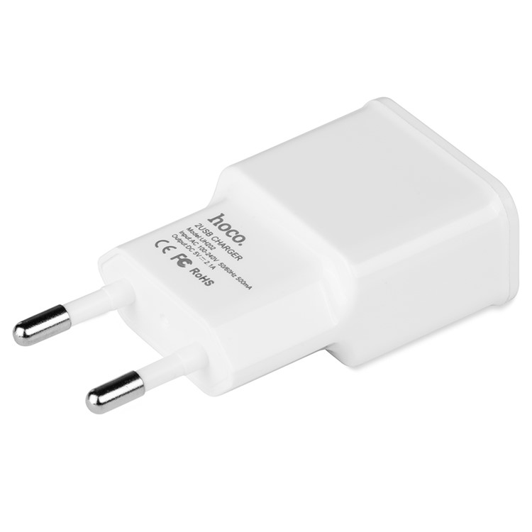 HOCO UH202 Dual USB Wall Charger Adapter EU Plug for iPhone iPad Samsung Sony-5