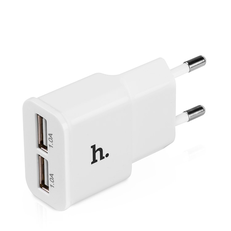 HOCO UH202 Dual USB Wall Charger Adapter EU Plug for iPhone iPad Samsung Sony-6