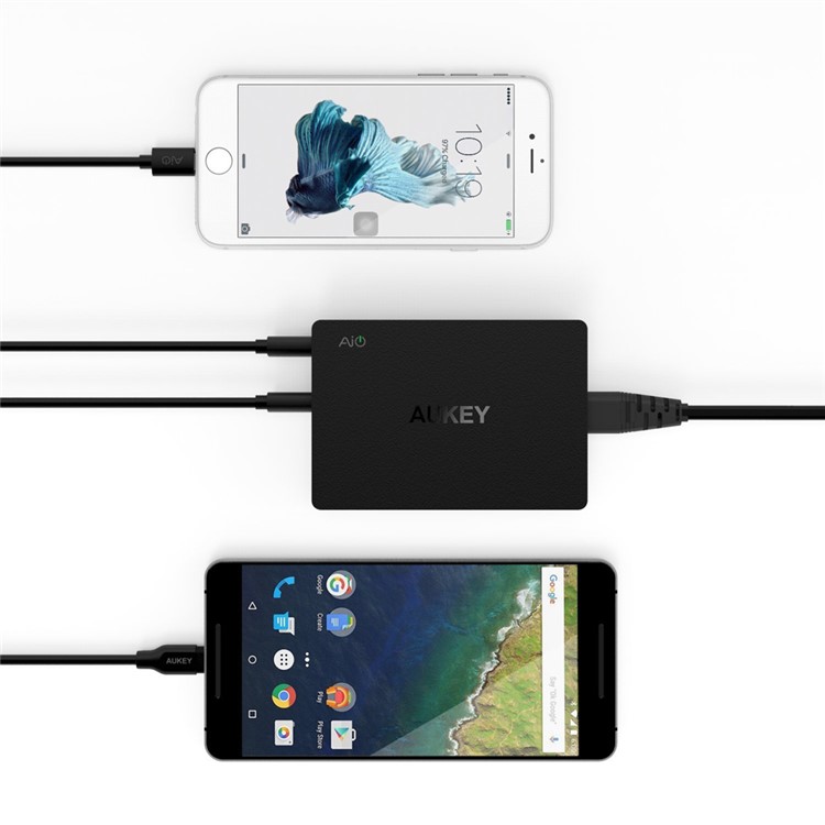 AUKEY 6-Port USB Wall Charger with Dual Quick Charge 3.0 Port (PA-T11) - US Plug-6