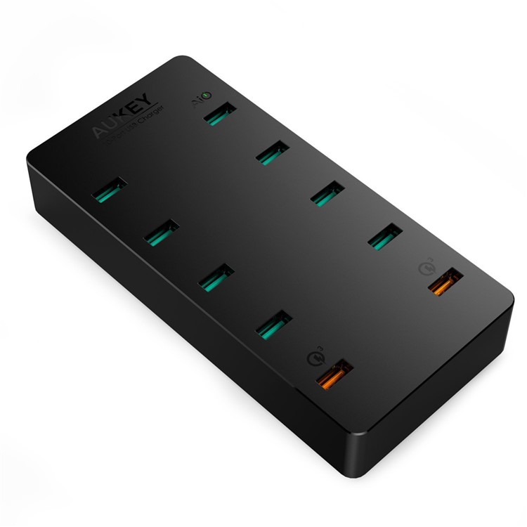 AUKEY 10-Port USB Wall Charger with Dual Quick Charge 3.0 Port (PA-T8) - US Plug-7