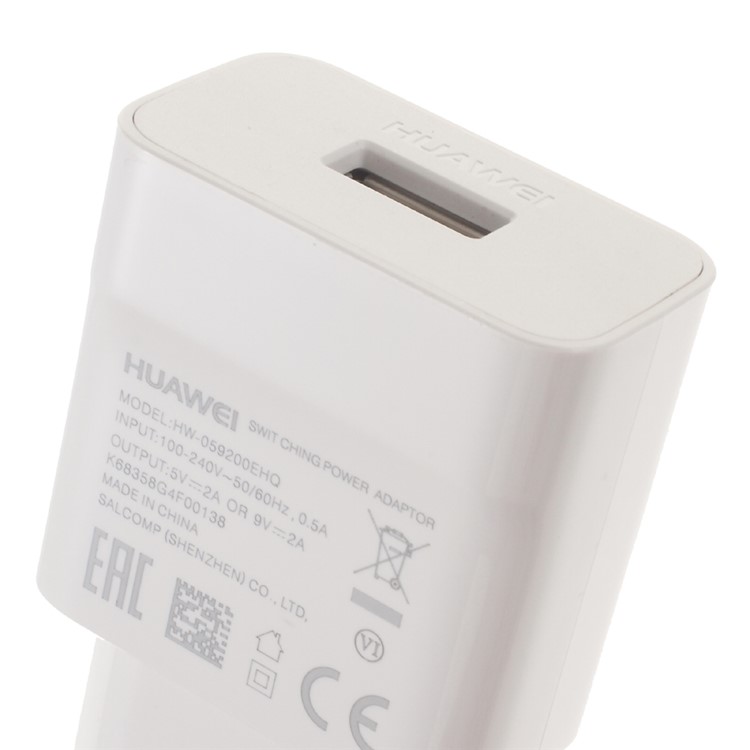 HUAWEI Fast Charger USB Wall Power Adapter (HW-059200EHQ) for Huawei Honor 7/P9 Etc-3
