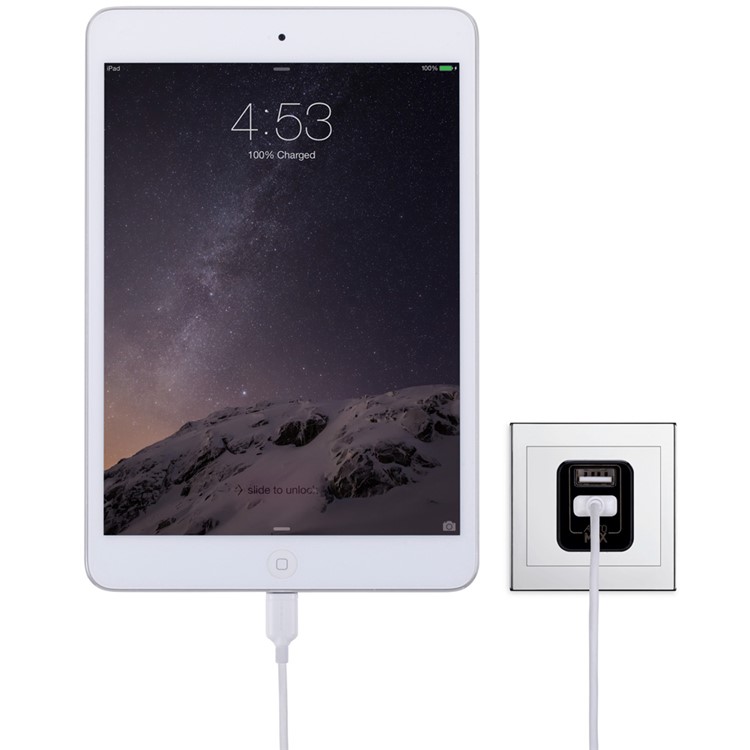 MOMAX U.Bull Junior 5V 2.4A Dual USB Travel Charger for Cellphone Tablet - Black / US Plug-12