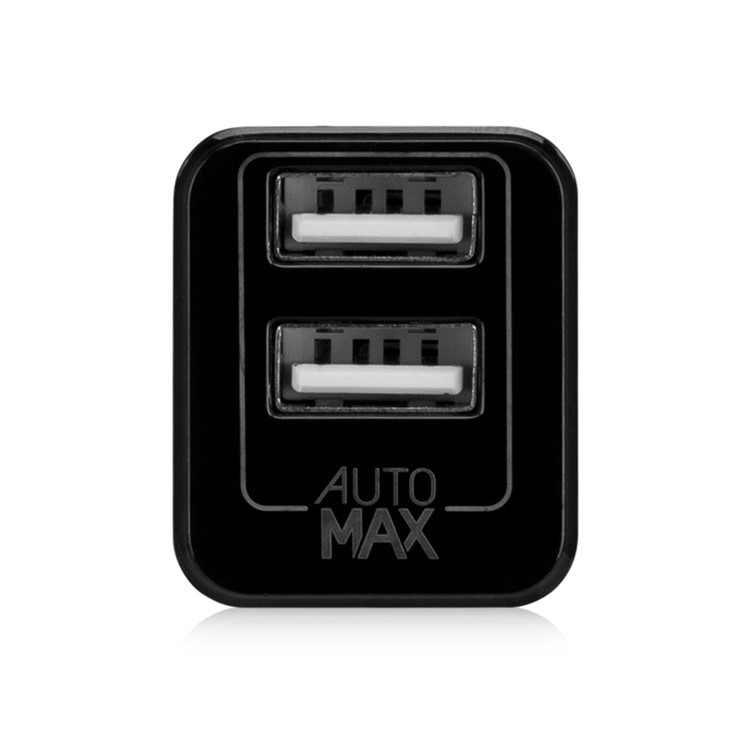 MOMAX U.Bull Junior 5V 2.4A Dual USB Travel Charger for Cellphone Tablet - Black / US Plug-2
