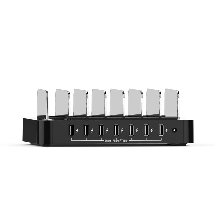 HAWK S780 7-Port USB Charging Station Dock for iPhone iPad Smartphone Tablet - Black / EU Plug-5