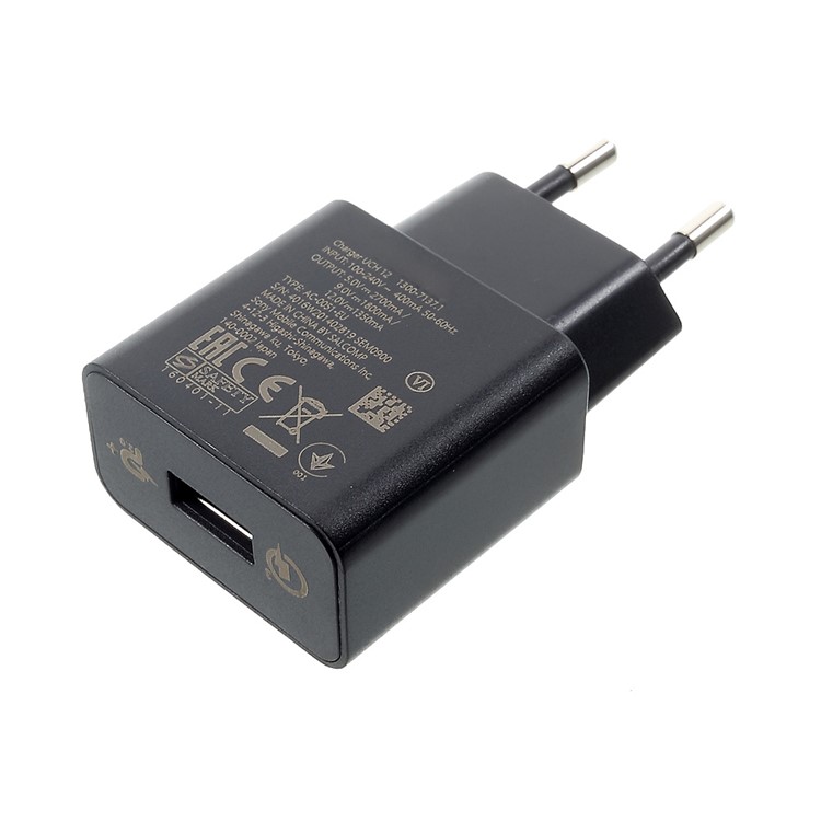 OEM SONY UCH12 QC3.0 USB Travel Charger Adapter for Sony HTC LG etc - Black / EU Plug-5