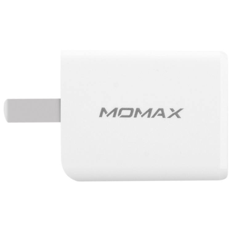 MOMAX Mini 3.4A Type-C + USB Home Travel Charger (CE/RoHS/FCC) - US Plug / White-3