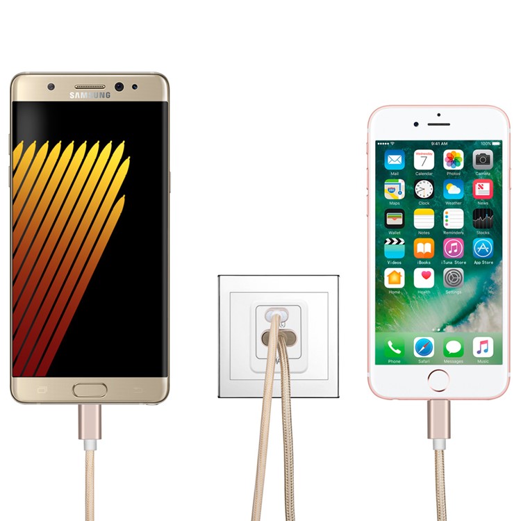 MOMAX Mini 3.4A Type-C + USB Home Travel Charger (CE/RoHS/FCC) - US Plug / White-9