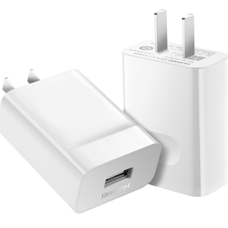 OEM HUAWEI Quick Charge 2.0 USB Travel Charger Adapter 18W 9V 2A + 1M Micro USB Cable - White / US Plug-4